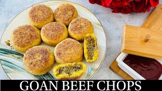 Goan Mince Potato Chops Recipe |Beef Potato Chops |Mutton Mince Chops | Goan Recipes- By Natasha