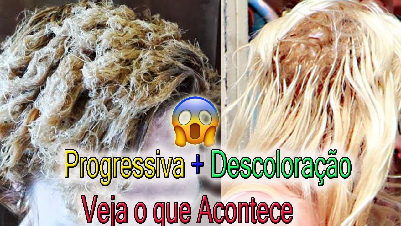Progressiva e Descoloração Veja o que Acontece   Moisés Cabeleireiro