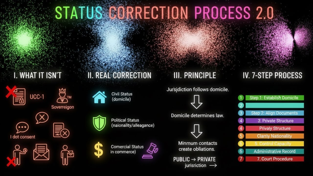 Окончательная коррекция статуса