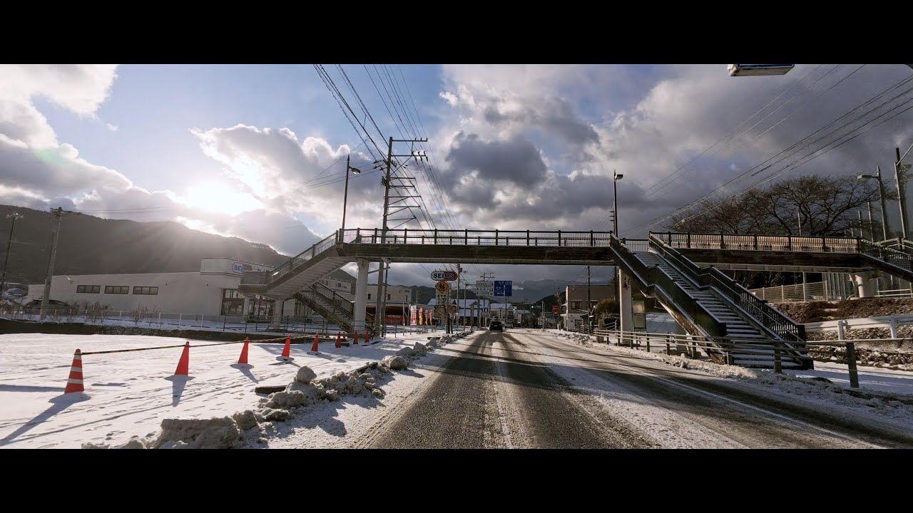 [ドライブ]2026年寒波第3波(2/7-8) 雪の三坂峠・真弓峠・上尾峠／国道440･380･379号[等速](2026.2.8)