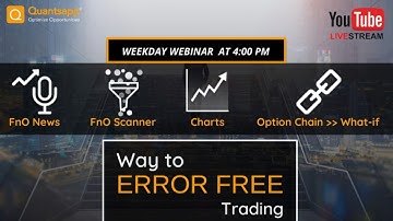 Quantsapp || DEMO: FnO News, FnO Scanner, Charts & #Options Chain || Weekday Live stream 23 Feb 2021