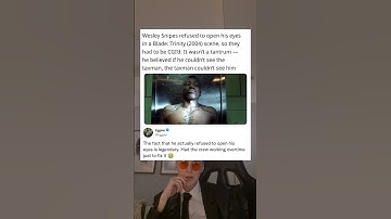 Wesley Snipes refused to open his eyes in a Blade: Trinity (2004) scene, so they had to be CGI