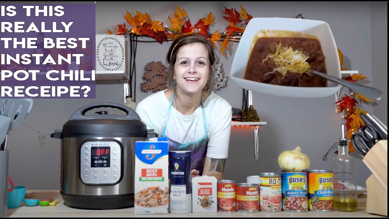 BEST Instant Pot Chili!!! Easy InstaMeals