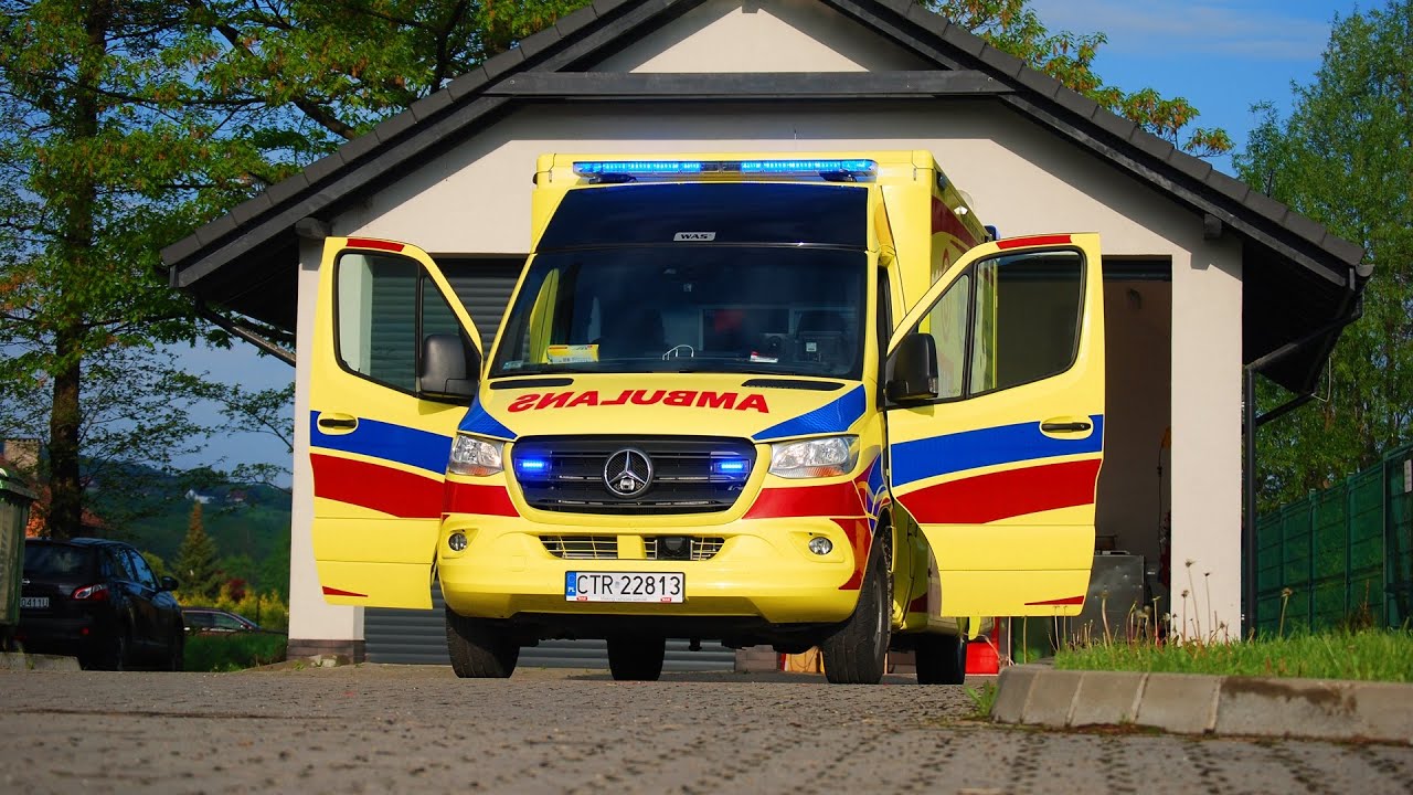 Kontenerowy ambulans demonstracyjny Mercedes Sprinter 419CDI /WAS w Bielskim Pogotowiu Ratunkowym