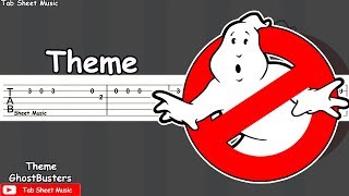 Ghostbusters - Theme Song Guitar Tutorial
