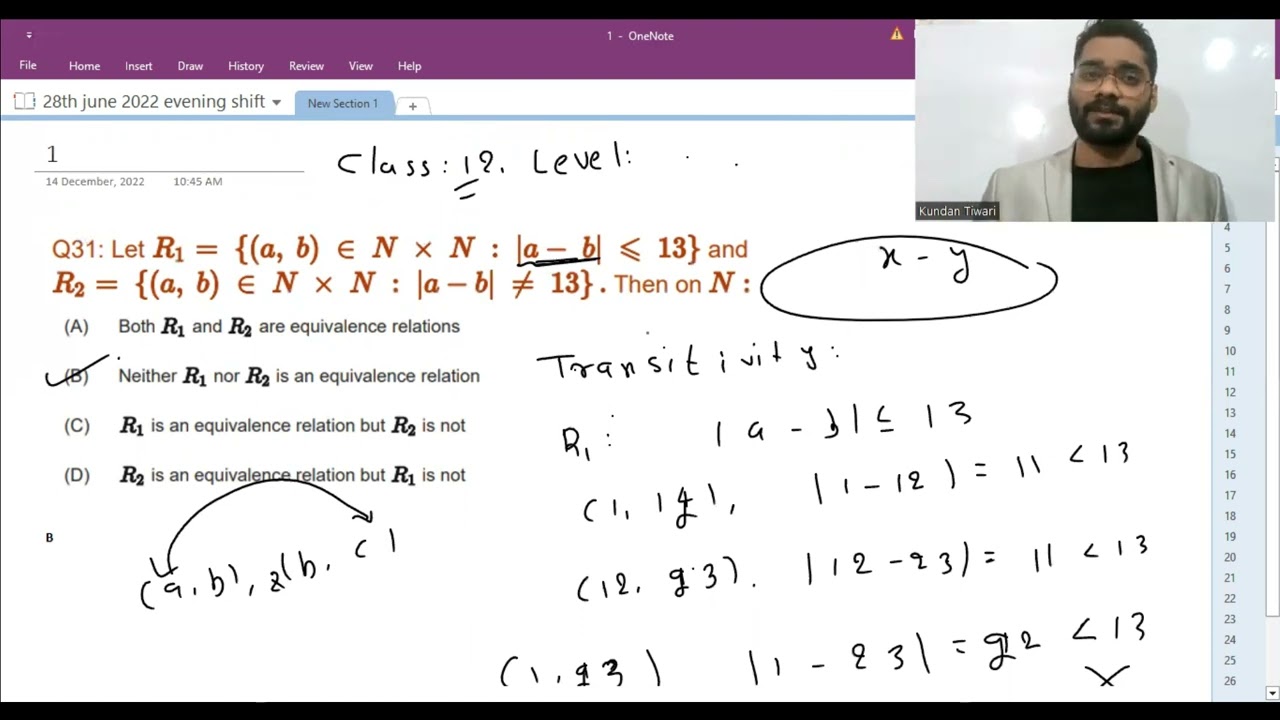 JEE MAINS 2022 PYQs - 28th june | Evening  shift | session-1