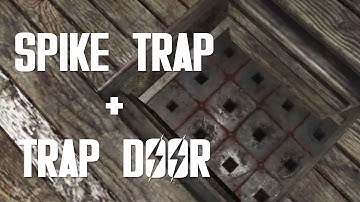 Spike Trap and Trap Door - How to Use It - Wasteland Workshop - Fallout 4