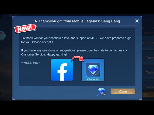 How to Get Free Diamonds Using Facebook in Only 8 Minutes! | Legit MLBB Free Diamonds! class=