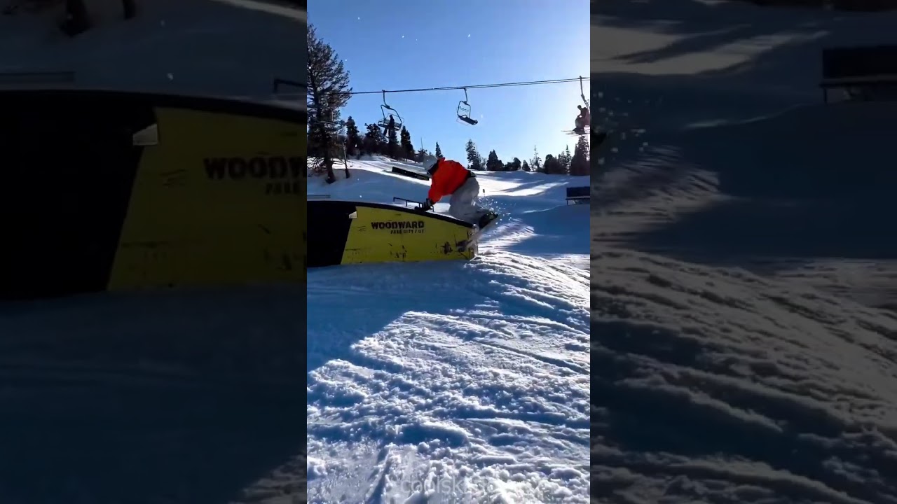 This rail slide is brutal 😮😳 | 