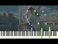 Suzume no Tojimari Trailer OST - Piano Cover | Sheet Music | すずめの戸締まり [4K] Mp3 Song