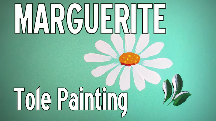 Tole Painting - How to paint a MARGUERITE