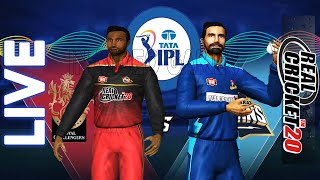 πΏπ°π― ππ π΄π - Royal Challengers Bangalore vs Gujarat Titans Live IPL Prediction Real Cricket 20