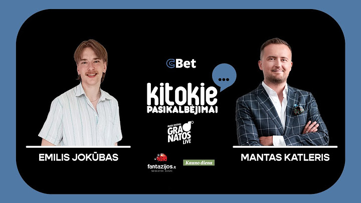 „Kitokie pasikalbėjimai“ su Emiliu Jokūbu