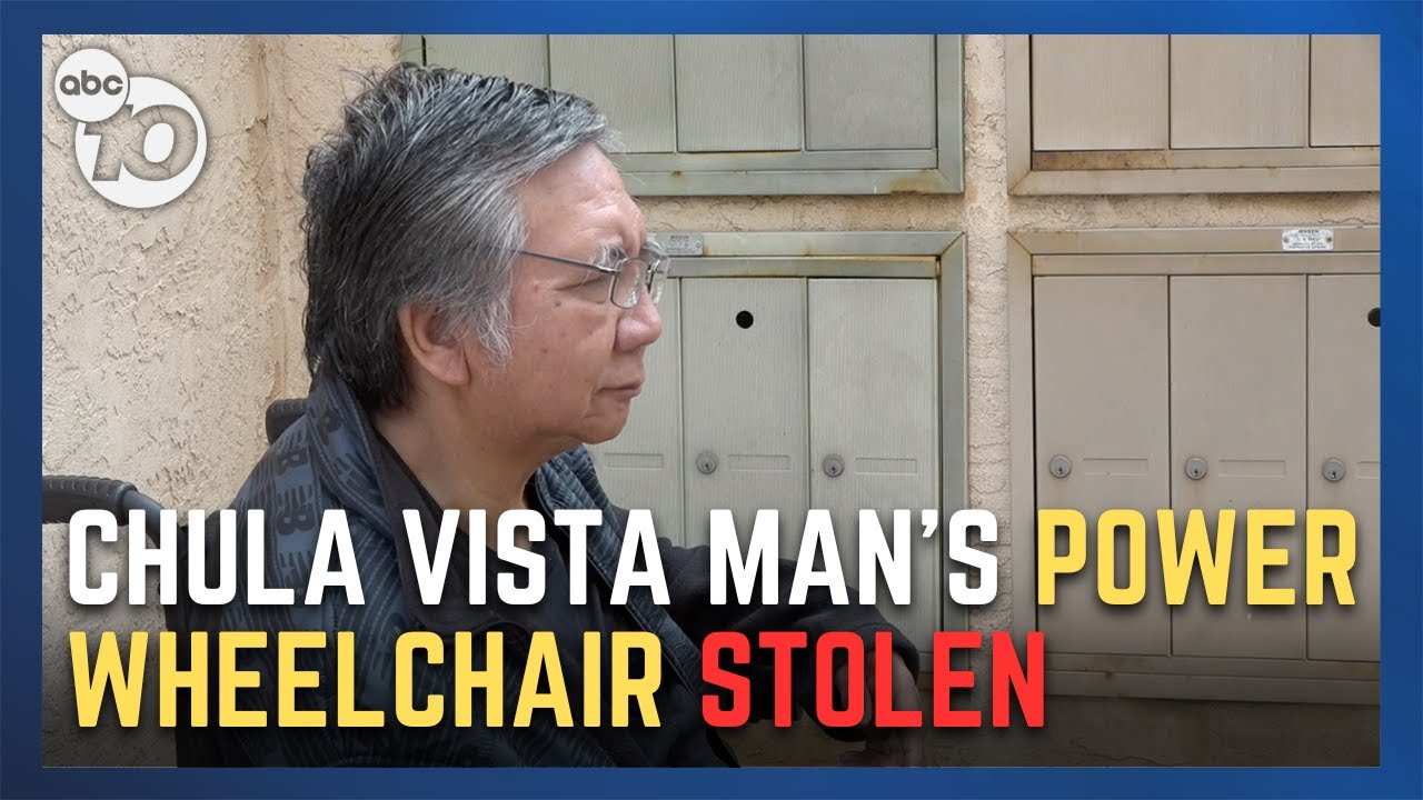 Thief steals senior Chula Vista man's power wheelchair YouTube
