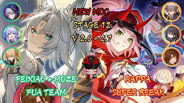 Feixiao + Moze & Rappa Super Break | Memory of Chaos Floor 12 3 Stars | Honkai: Star Rail