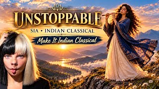 Sia – Unstoppable song | Make It Indian Classical | Indian Classical Cover | Flute & Traditional