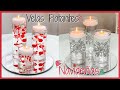 Como hacer velas flotantes para Navidad / Centros de Mesa Navideños / Decoración Navidad 2021