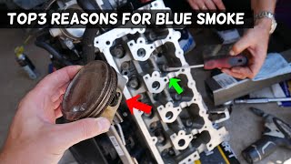 TOP 3 REASONS WHY CAR SMOKING BLUE, BLUE SMOKE FROM EXHAUST