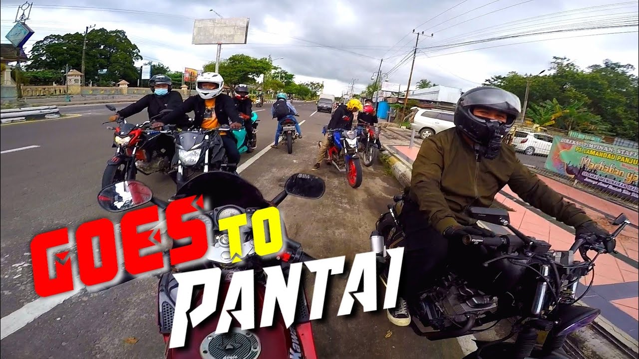 Riding ke pantai part 1 | ninja rr vlog