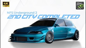 NFS Underground 2 RTX Remix in 4K – Second City Complete + New Races | RTX 5070 Gameplay