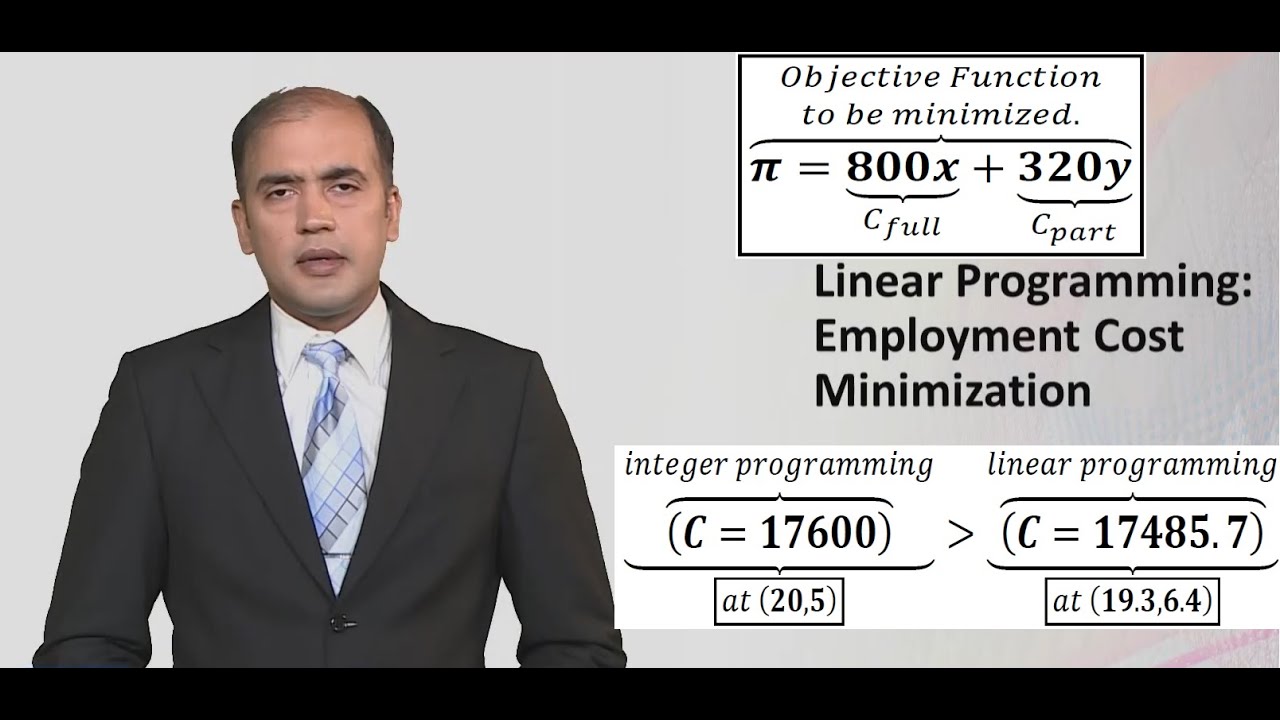 Linear Programming vs Integer Programming: Employment Cost Minimization ...