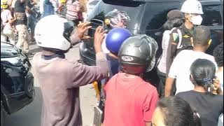 Kedatangan pak Jokowi di maumere