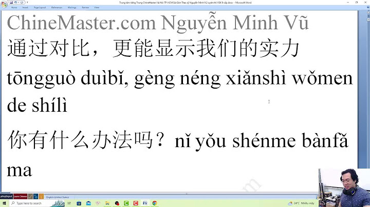 Nhân viên bán quần áo tiếng trung là gì năm 2024