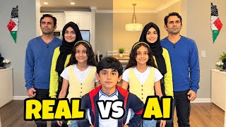 Ai VS Real Life  😂😂 | Funny Video | Sehrish & Luqman Family!