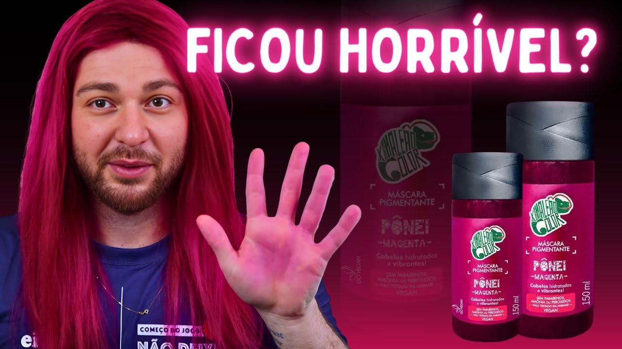 Ficou PODRE??? - Máscara Pigmentante Kamaleão Color