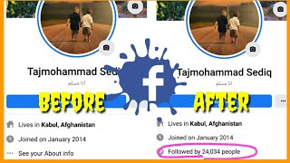 How to get 1,000,000 Followers on Facebook just in 1 minute😱