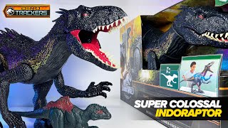 NEW SUPER COLOSSAL INDORAPTOR! Jurassic World Dino Trackers Indoraptor