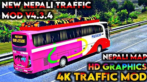New Nepali traffic Mod V4.3.4 For #bussid Nepali Traffic Mod obb file New Release Nepali Traffic Mod