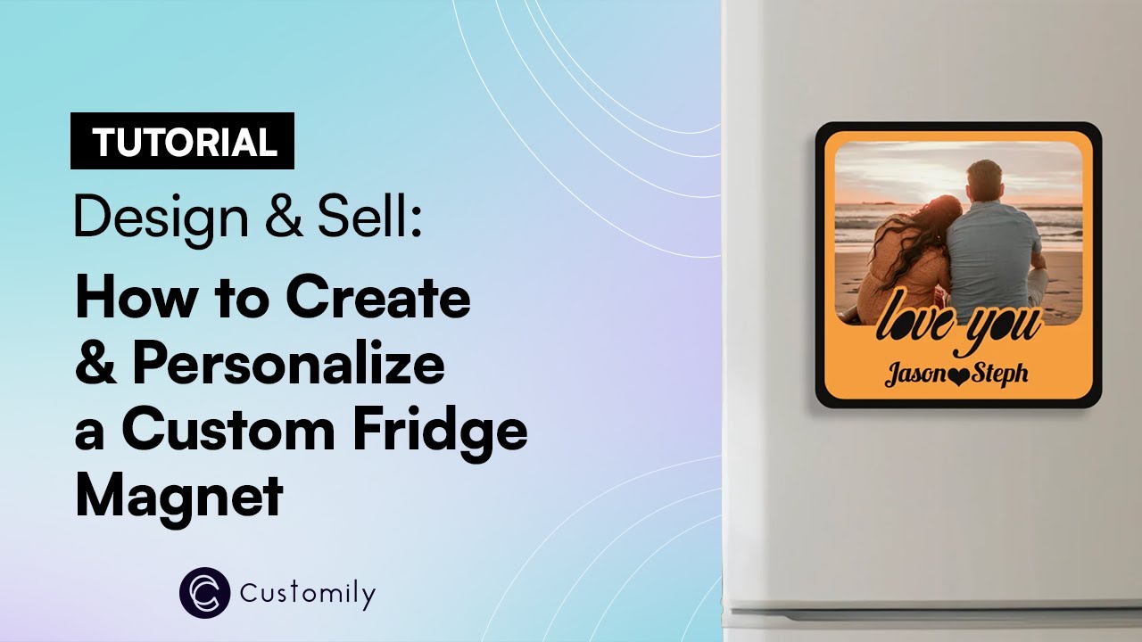 How to Create and Personalize a Custom Fridge Magnet in Minutes! 💜 ...