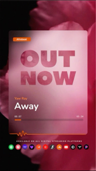 Yaw Ray’s new single “Away” is out now on all digital streaming platforms.