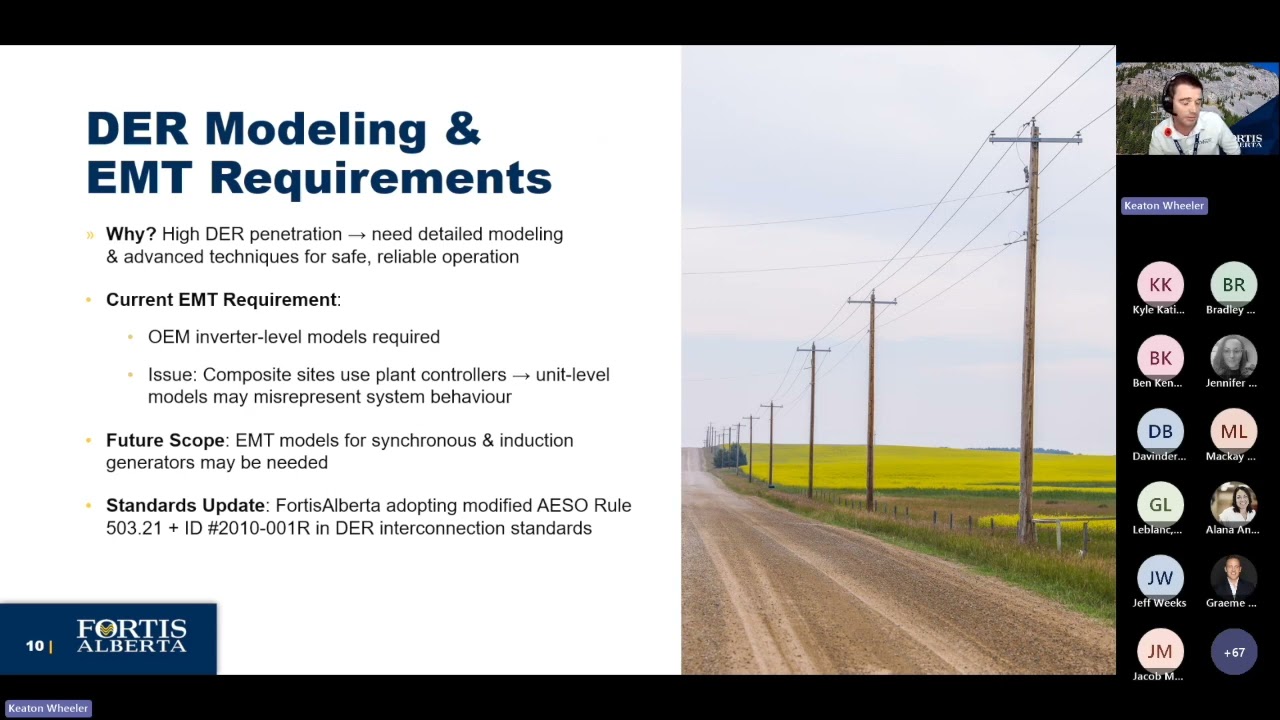 FortisAlberta Webinar Upcoming DER Integration Standards and Operational Impacts for DERs