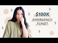 A $100,000 Emergency Fund?! | Building An Emergency Fund | Aja Dang