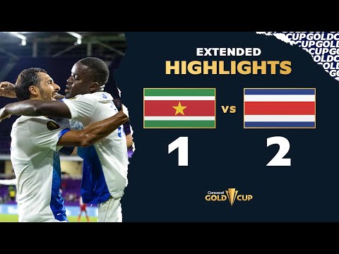 Extended Highlights: Suriname 1-2 Costa Rica – Gold Cup 2021
