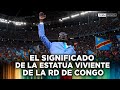 DR Congo vs. Colombia: el significado detrás de la aparición de la estatua viviente en el estadio