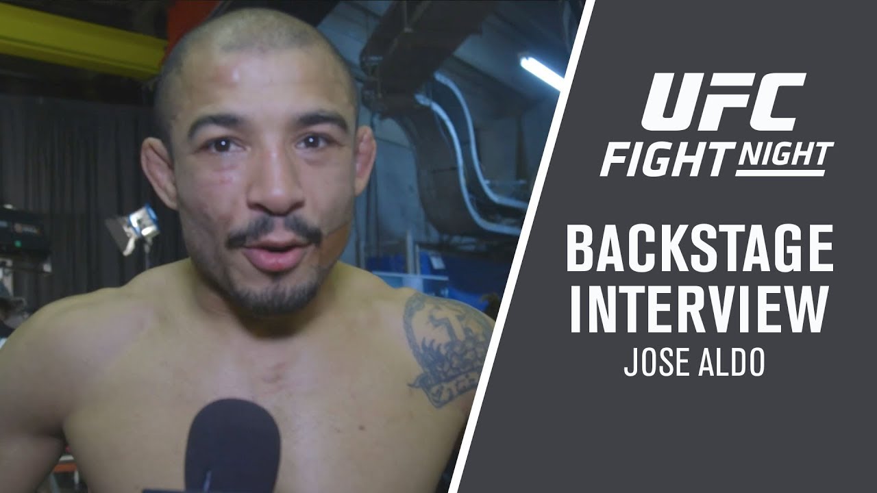 Victorious at UFC Calgary, Jose Aldo wants title shot before UFC contract ends