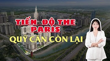 TIẾN ĐỘ PHÂN KHU THE PARIS VÀ QUỸ CĂN CÒN LẠI