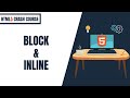 HTML5 Tutorial | HTML5 Crash Course 10 - Block and Inline Elements
