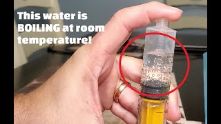 Boiling Water Without Heating It | Boils at room temperature!