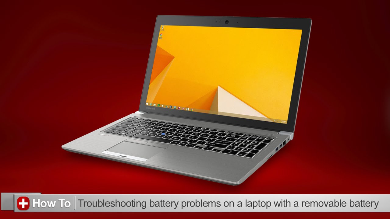 Toshiba How-To  Troubleshooting battery issues on a Toshiba laptop that has a removable battery