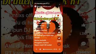 di interview pak RT.music/vocal @suno pcipta \u0026 edit video @muntixs_official_musik 23-01-2026