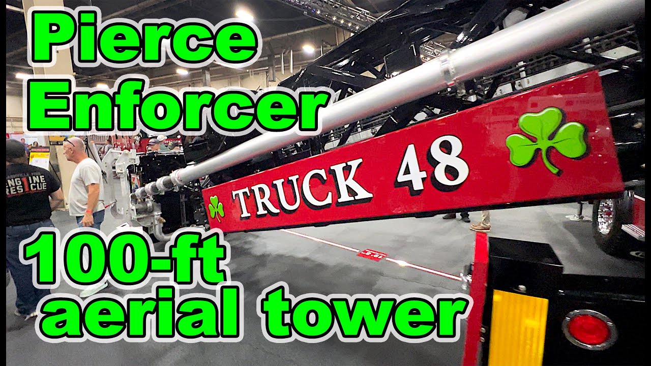 Fire Truck Pierce Enforcer 100 foot Aerial Tower | South Lebanon Fire Company