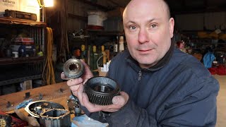 Yanmar KM2-A Disassembly and Cone Lapping