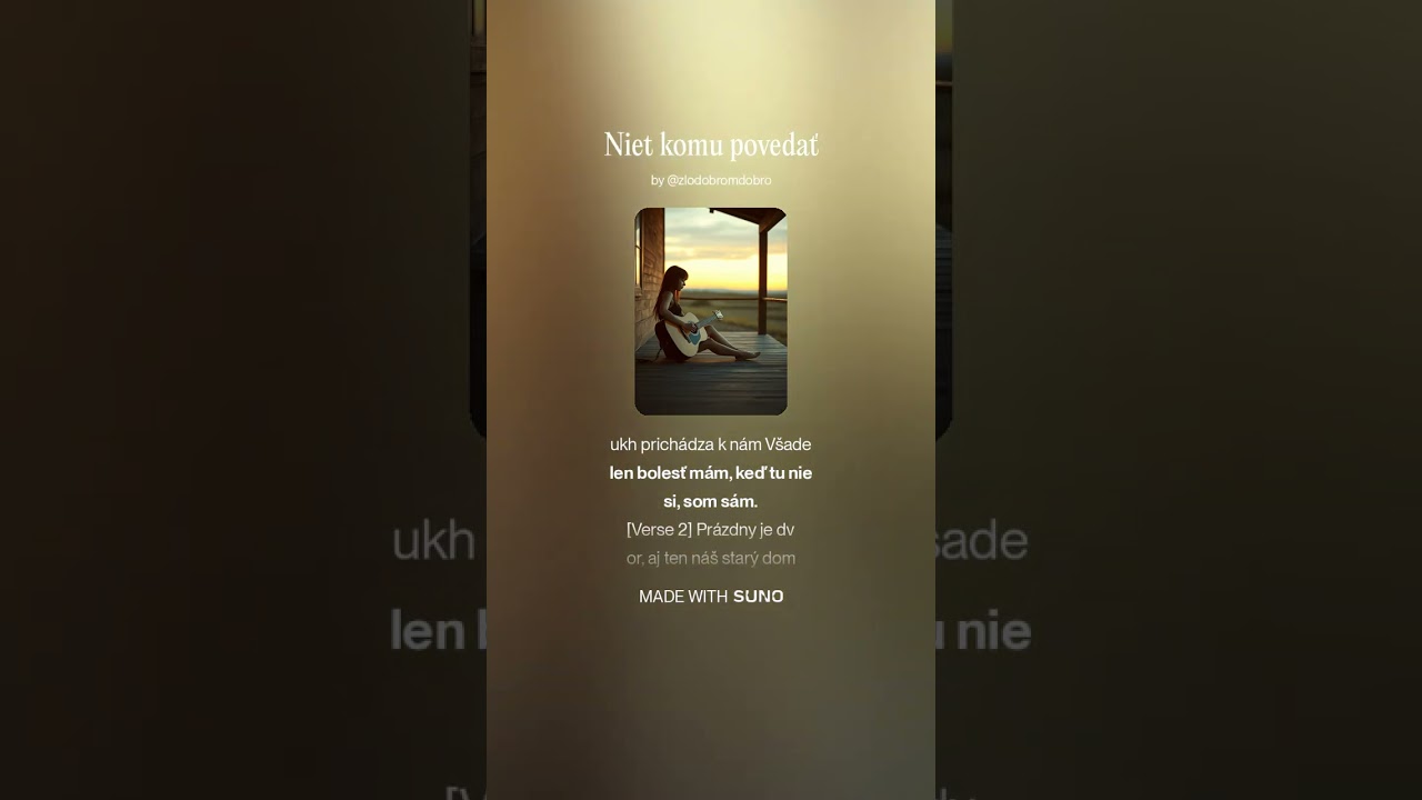 Niet komu povedať (Miro Dade)