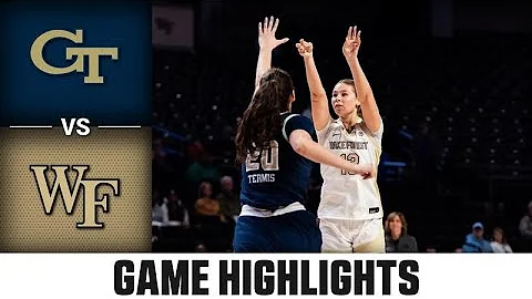 Georgia Tech vs. Wake Forest Game Highlights | 2025-26 ACC Women's Basketball