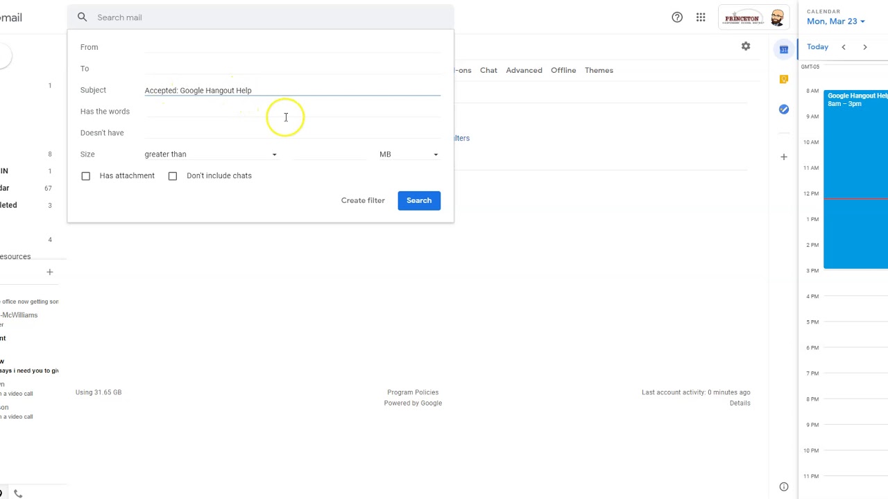 Gmail Filter Archive for Calendar Invite Emails YouTube