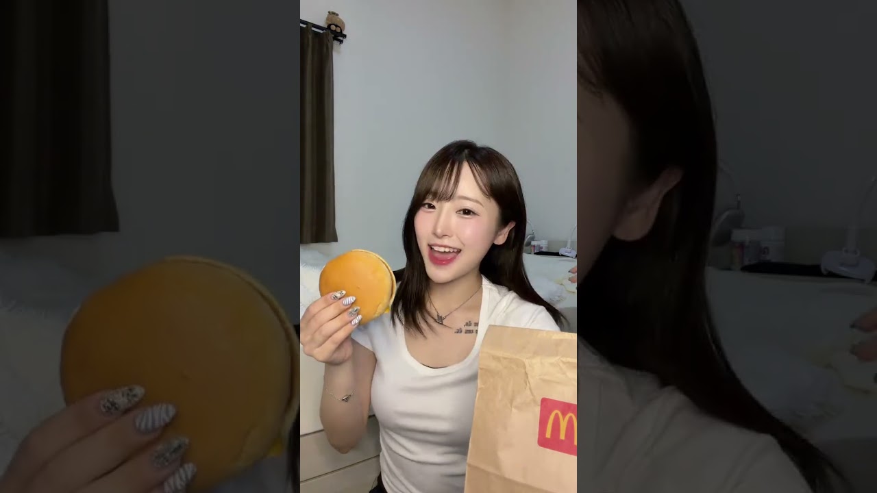 流行ってるやつ🍔いっぱい食べる女の子好きでしょ